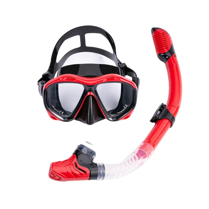 High Quality Scuba Diving Mask  and Snorkel Set Underwater Swimming Mask Adult Spearfishing Snorkeling Dive Gear Equipmentpromot