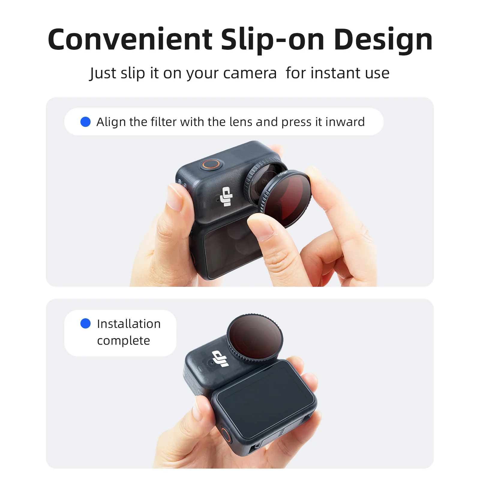 Filtr aMagisn UV ND CPL do DJI Osmo Nano, wkładany filtr obiektywu, filtr neutralny, filtr polaryzacyjny, akcesoria do DJI NANO — zdjęcie produktu 3