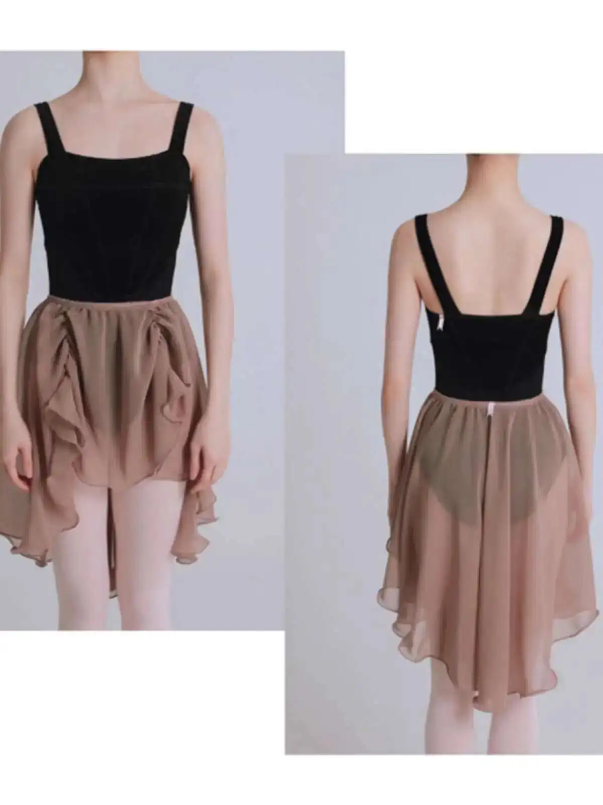 발레 의상, 성인 꽃잎 스커트, 새로운 댄스 거즈 스커트, 댄스 아트 시험 바디 의류, 기본 트레이닝 의류, 연습 스커트,