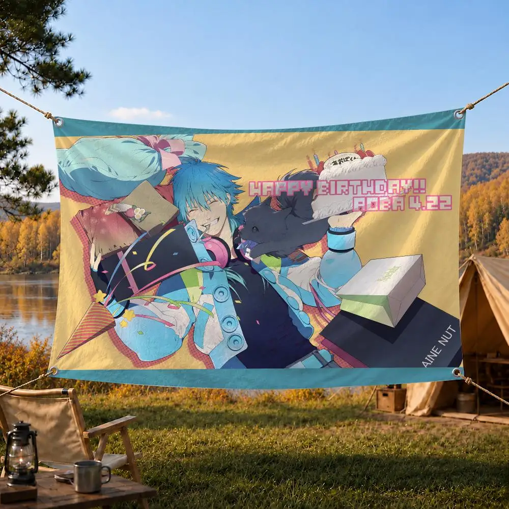 DRAMAtical Murder Anime Game Series Flags Home Yard & Garden Decor Banner - Indoor Outdoor Wall Hanging Flag