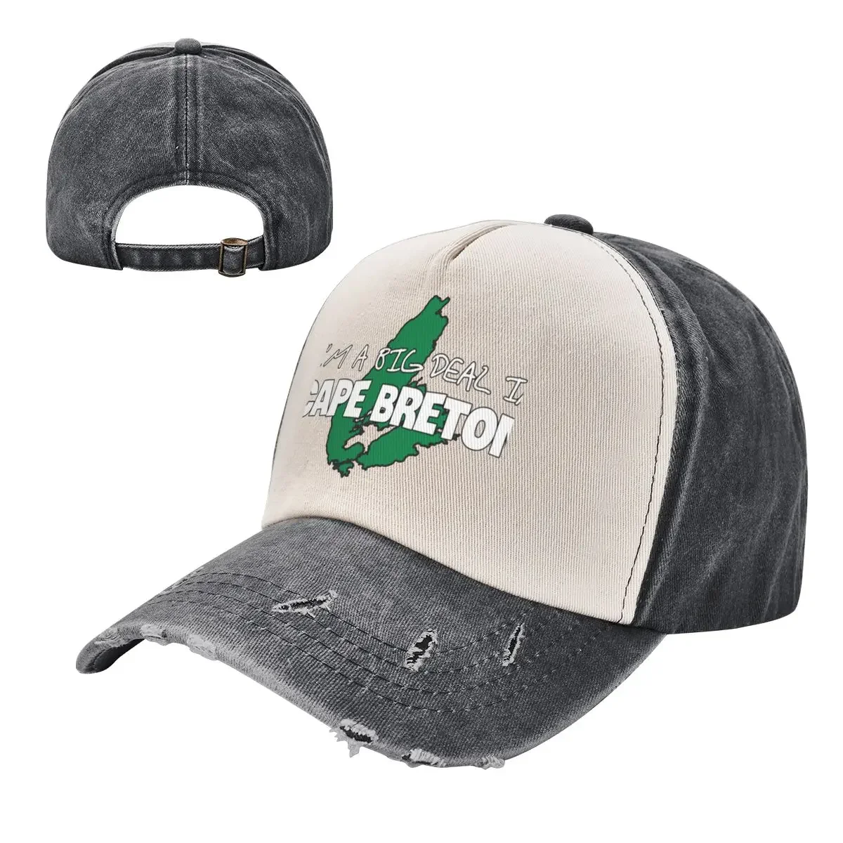 Bold I'm a Big Deal in Cape Breton Design for People who Love Cape Breton Baseball Cap Golf Hat Man Golf Men Women's