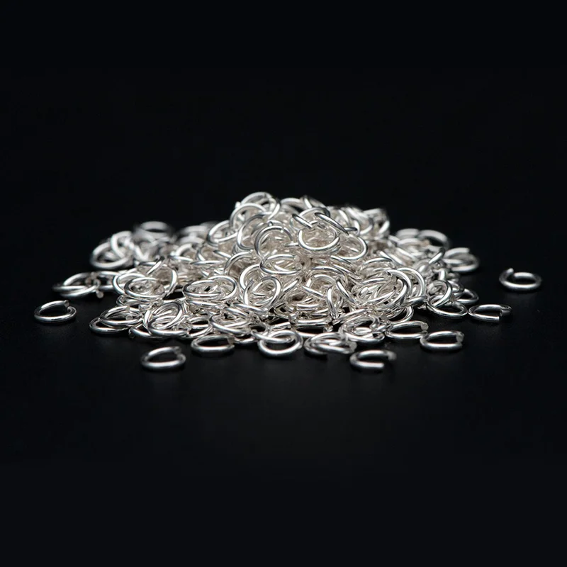 Offene Biegeringe aus 925er-Sterlingsilber, 3 mm, 4 mm, 5 mm, 6 mm, 7 mm, 8 mm, Biegering aus Sterlingsilber für die Herstellung von DIY-Schmuckherstellung – Detail 7