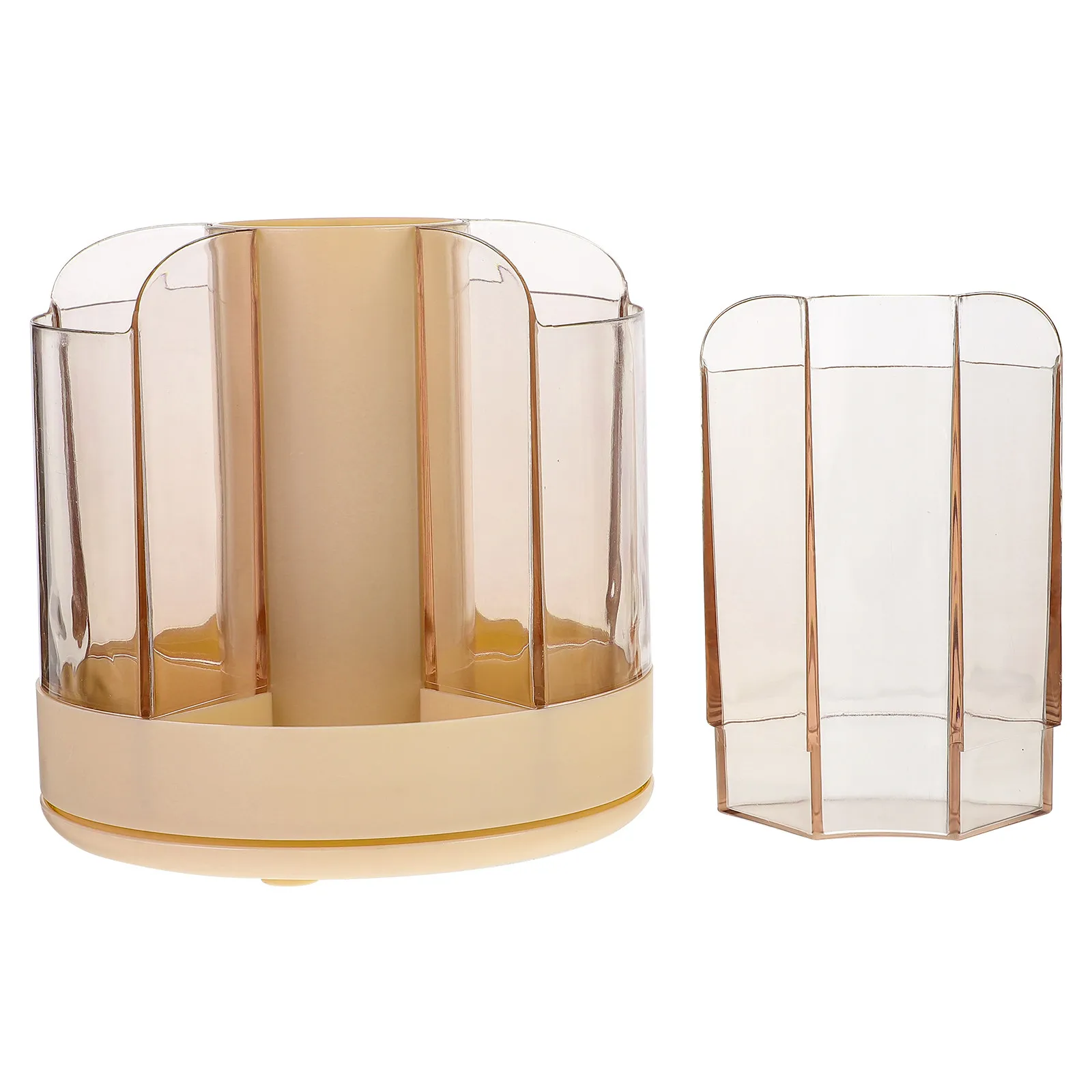 Rotating Pen Holder Makeup Brush Organizer Multi-Function Desktop Brush Holder Pencil Storage Stationery Organizer