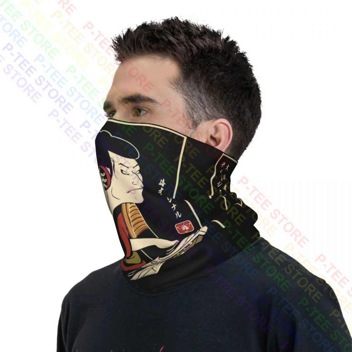 Samurai Dj Dj Samurai Neck Gaiter Bandana Scarf Face Mask Ski Hip Hop Mountaineering