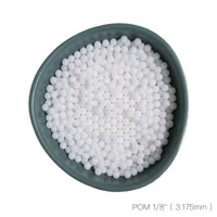 Bolas sólidas de plástico Delrin de polioximetileno (POM) de 1/8'' (3,175 mm) para válvulas de bola y rodamientos de baja carga