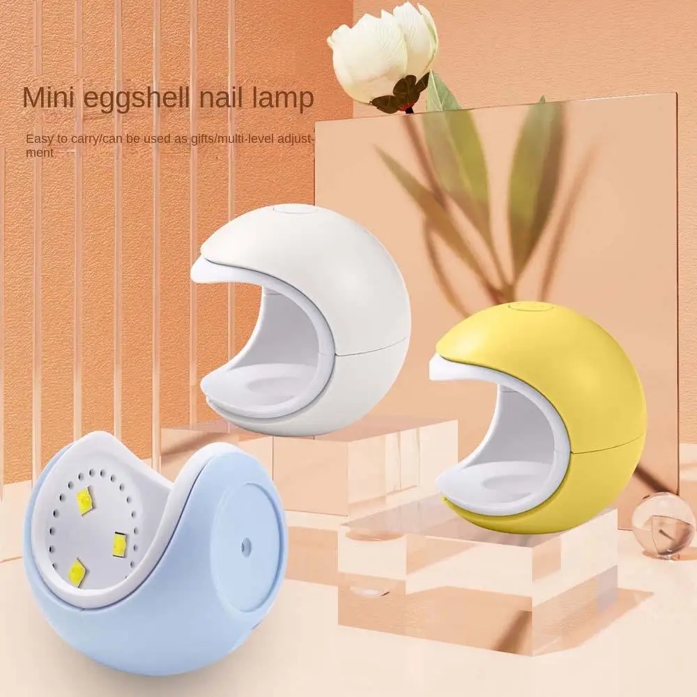 Single Finger Mini Nail Drying Lamp Gel Nail Polish Dryer Fast Drying Mini Nail Dryers Eggshell Shape Manicure Tools