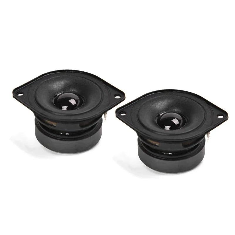 2Pcs 43.5mm 5W 6ohm Mid-high frequency speaker Full Range Speaker Tweeter for Hifi Home PC Bluetooth Audio Multimedia Music