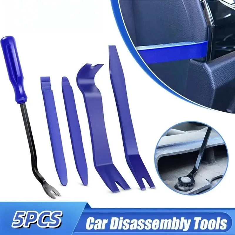 

5Pcs Car Trim Removal Tool Kit Auto Door Panel Pry Bar for Audio Radio Dash Installation