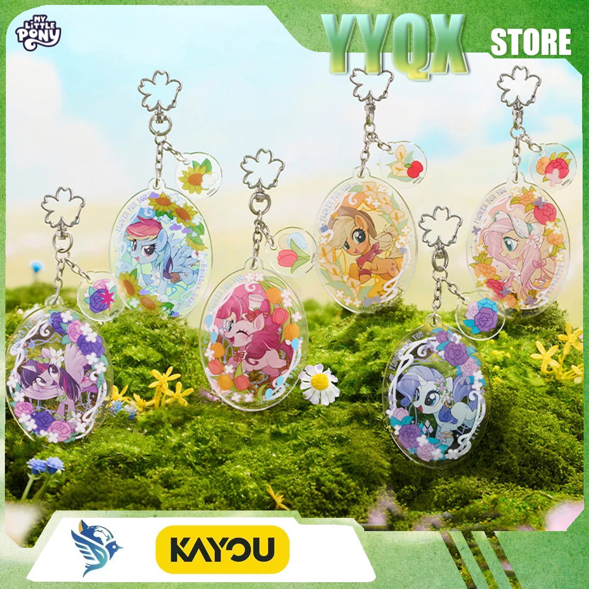 kayou-2026-novo-pingente-my-little-pony-colecao-de-adornos-de-acrilico-fofos-cartao-de-colecao-presente-surpresa-de-anime-brinquedo-de-desenho-animado-para-meninas