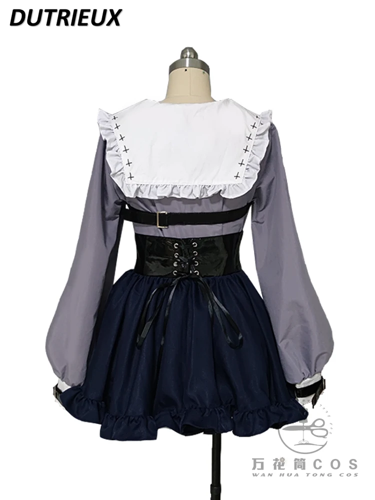 Damen 2 Stück Sets japanischen Stil Cosplay Kleidung Mode neue Frühling Herbst lässige Outfits Langarm Top und Rock Set