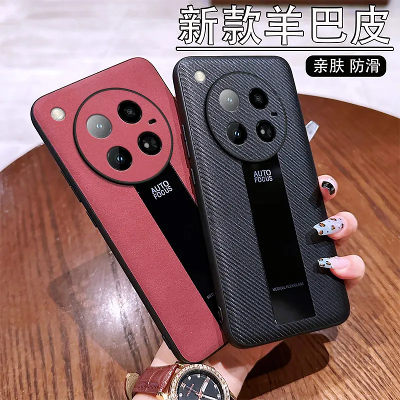 حافظة لهاتف انفينيكس Zero40 4G 5G بتصميم عمل بسيط فاخر ومطابقة من الجلد العادي غطاء مضاد للسقوط لهاتف انفينيكس زيرو 40 فوندا #3