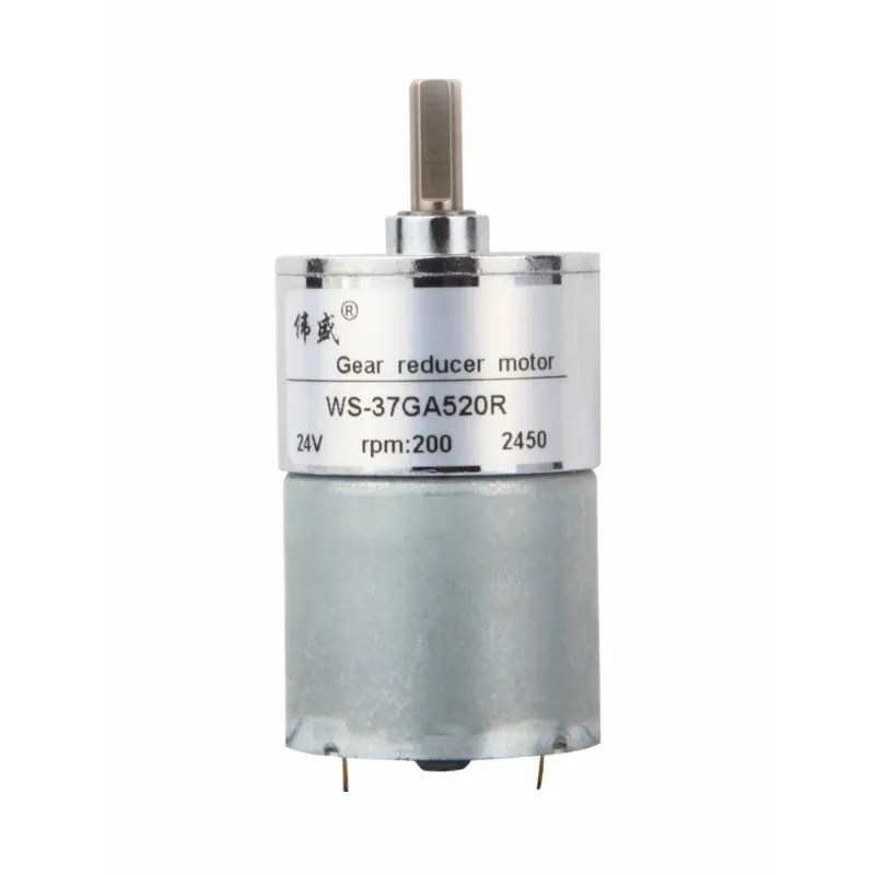 

37GA520 DC reduction motor 12V24V micro speed regulating motor slow speed high torque forward and reverse motor