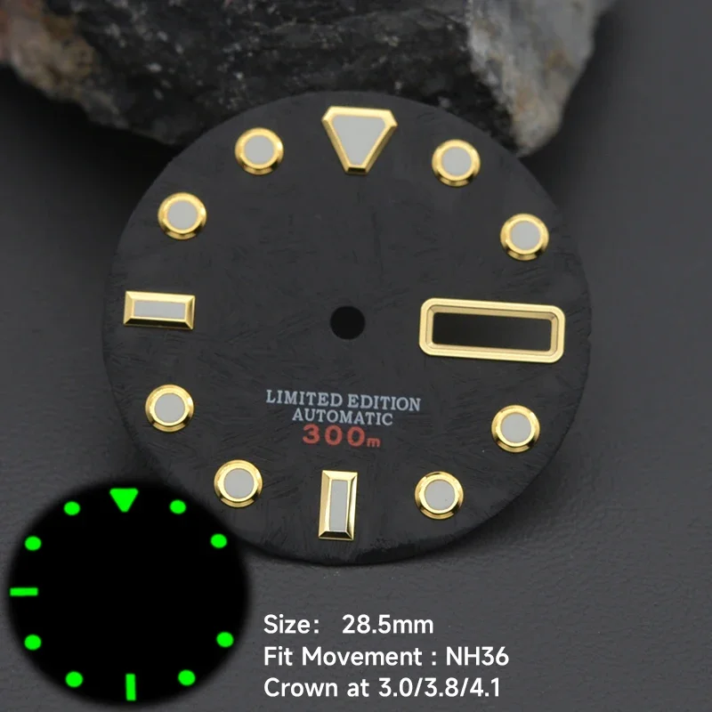 28.5 مللي متر ساعة رجالي الطلب صالح SKX007 SKX009 6105 SRPD تونا الوحش السلاحف ساعة حافظة ساعة لليابان NH35 NH36 7S26