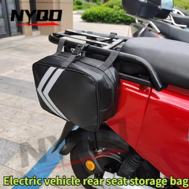 Motorcycle Tail Bags 5L Universal Travel Luggage Storage Back Seat Bags for Touring Motorcycle Helmet Backpack