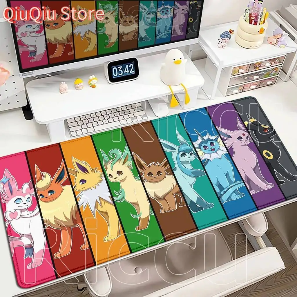 

Новые обои Kawaii, коврик для мыши с электронными наушниками, аксессуары для офисной игровой клавиатуры, настольный коврик, нескользящий коврик для ПК HD, коврик для мыши в стиле аниме
