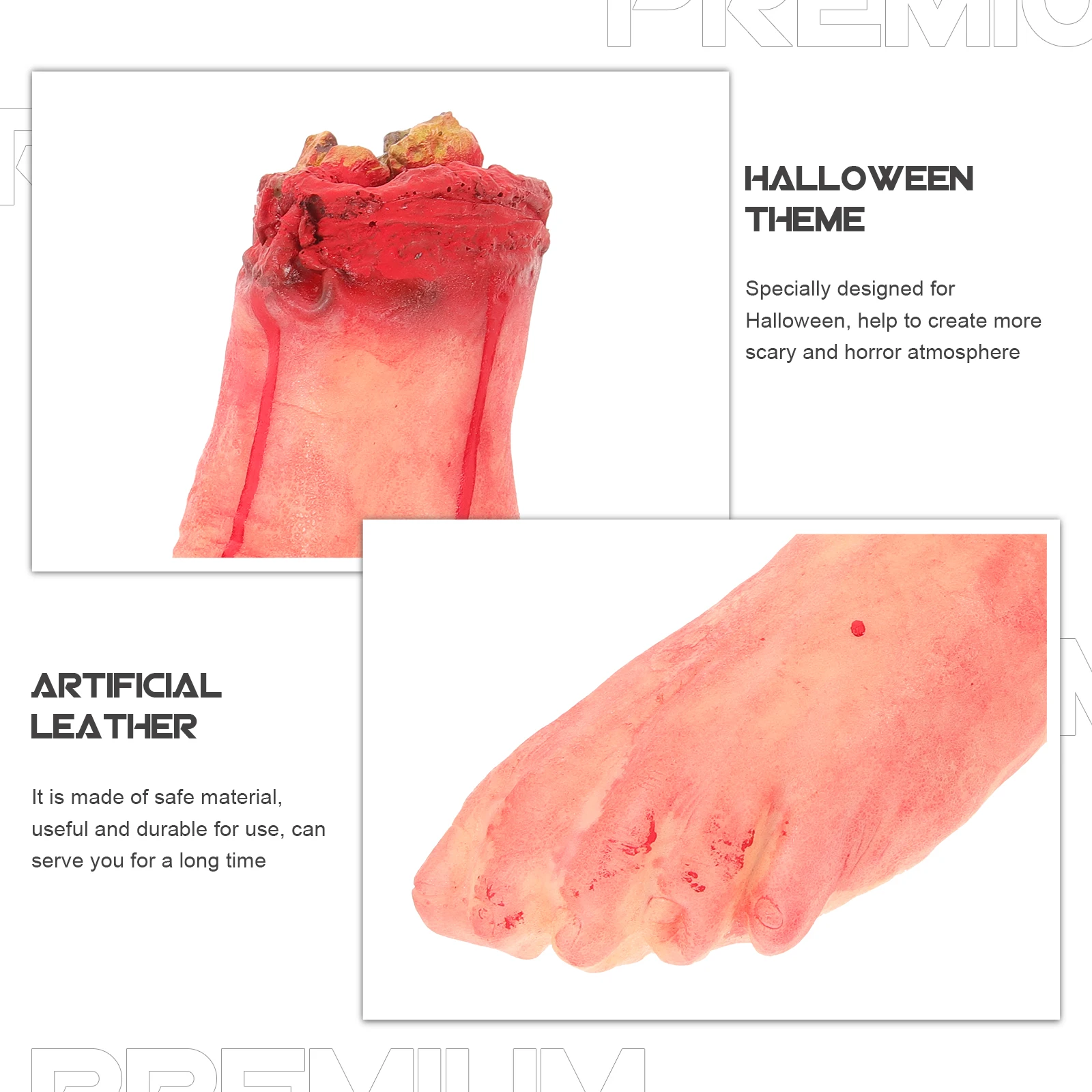 

2 шт., реквизит для сломанных ног, Хэллоуин, поддельные отрубленные ноги, страшное моделирование, украшение для вечеринки, розыгрыш ужасов, поддельные сломанные ноги