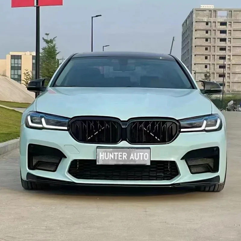 مجموعات هيكل كامل 5 سلسلة G30 G38 F90 قديم إلى جديد 2018 ترقية إلى 2021 M5 MT كشافات الضوء الخلفي الوفير الناشر الملحقات