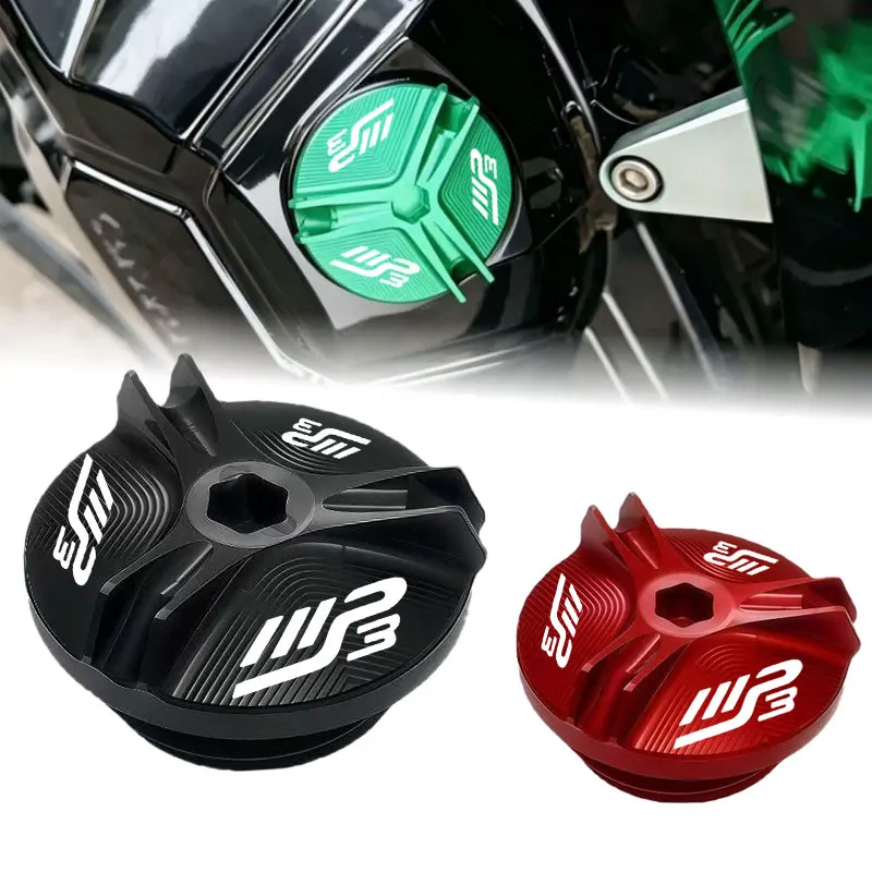 Motorcycle Engine Oil Cap Bolts Fuel Filler For Piaggio MP3 125 300 400 500 MP3125 MP3300 MP3500 Cap Protection Accessories