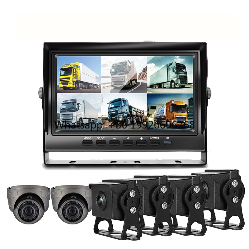 

10.1 Inch 6 Channels Monitor System for Loop Recording and 6 Cameras for Truck/Bus