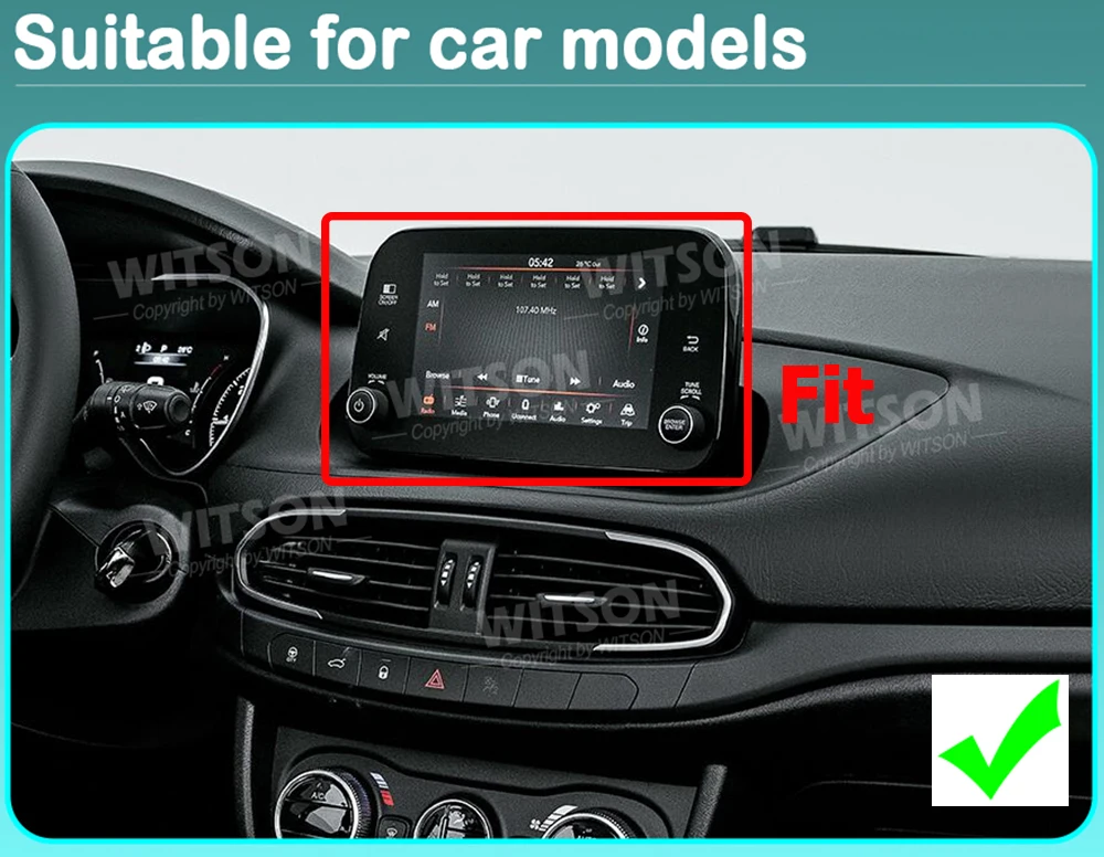 10,88-дюймовый автомобильный радиоприемник CarPlay Bluetooth mp3 WIFI для Fiat Egea Tipo 2018-22025 GPS мультимедийный плеер стерео сенсорный экран