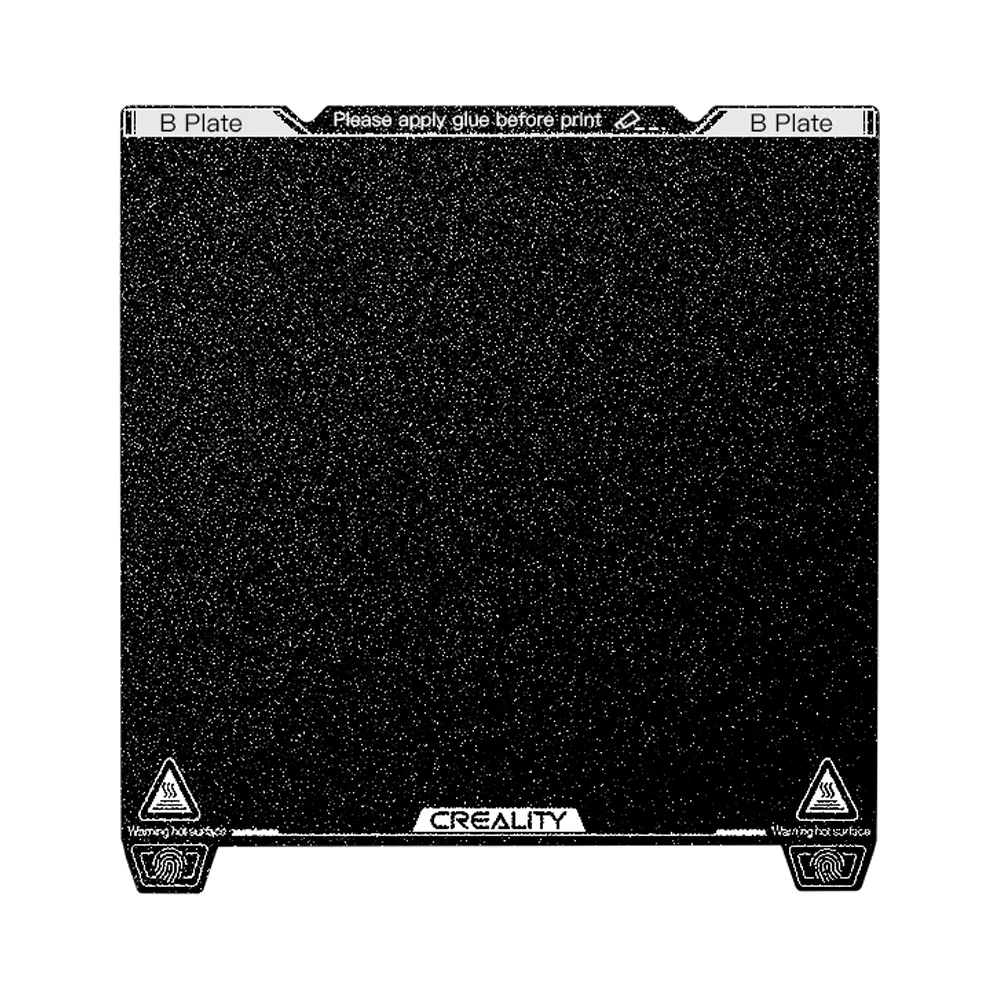 

Creality Ender 3 V3 Plus/ K1 Max PEI Build Plate 315x310mm Without Soft Magnetic Mat Easy Model Removal Suitale for K1 MAX