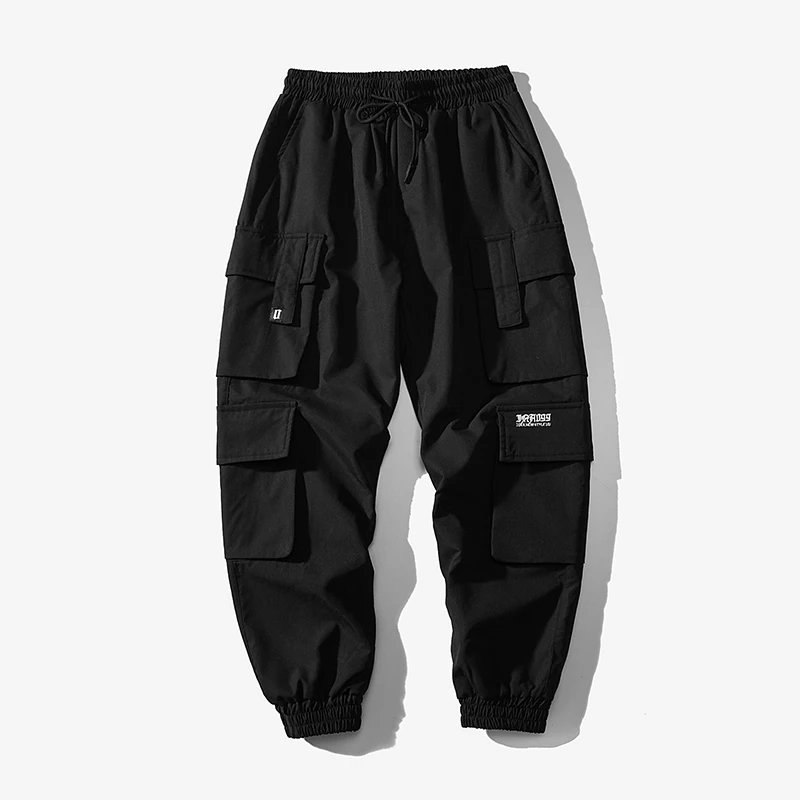 Fashion Men Cargo Pants Hip Hop Joggers Cargo Pants Men Harem Pants Multi-Pocket Man Sweatpants Streetwear Casual Mens Pants