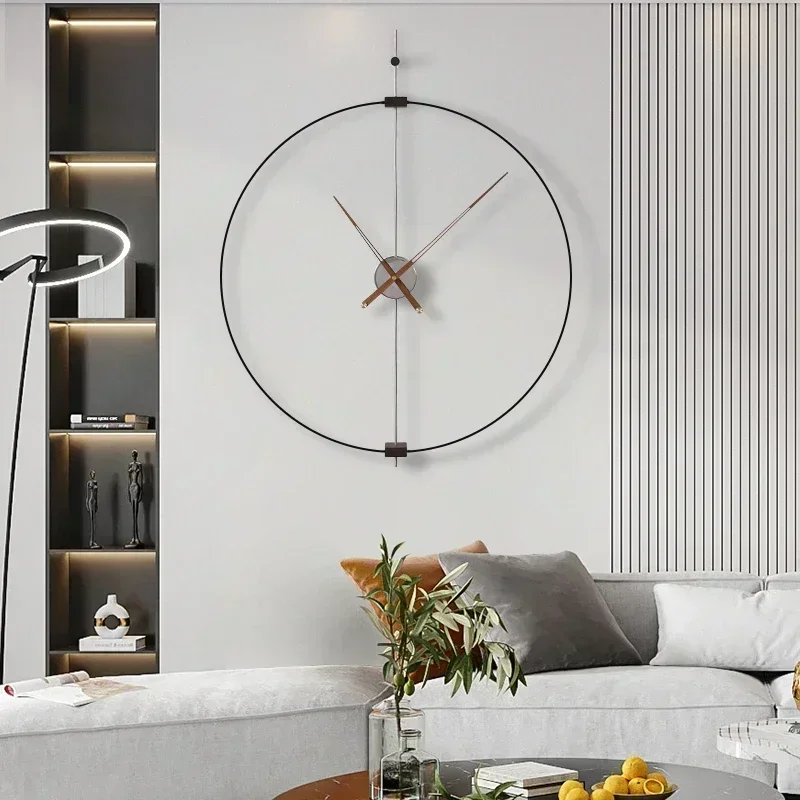 

Round Luxury Wall Clocks Large Simple Nordic Art Mural Modern Wall Clock Living Room Unusual Orologio Da Parete Home Decoration