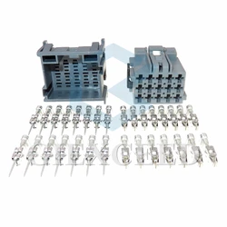 1 Set 15 Pin Car Unsealed Connector Auto Modification Plug Parts Grey Automotive AC Assembly Wiring Socket 1-967623-6 1-967628