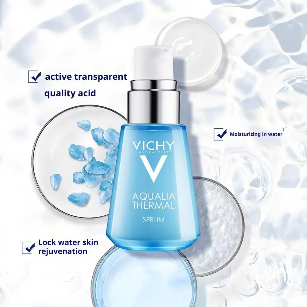 VICHY جوهر الوجه 48h الترطيب الفوري 16% VC تنشيط اشراق مكافحة الشيخوخة الريتينول كريم عين الحبر منظف للوجه