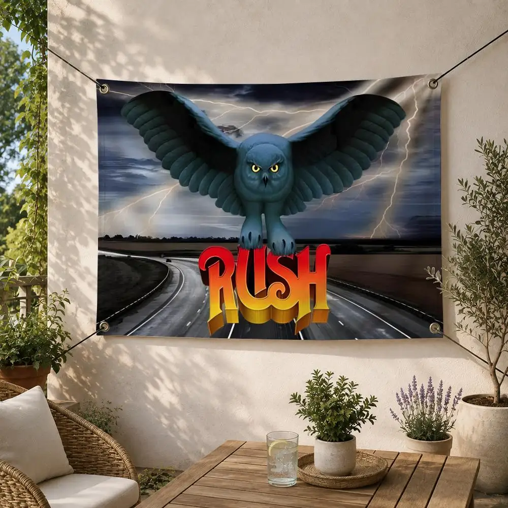 Rushs Modern Graphic Theme Flags Decorative Flag Banner for Outdoor Garden Yard Camping Party Home Wall Hanging Decor
