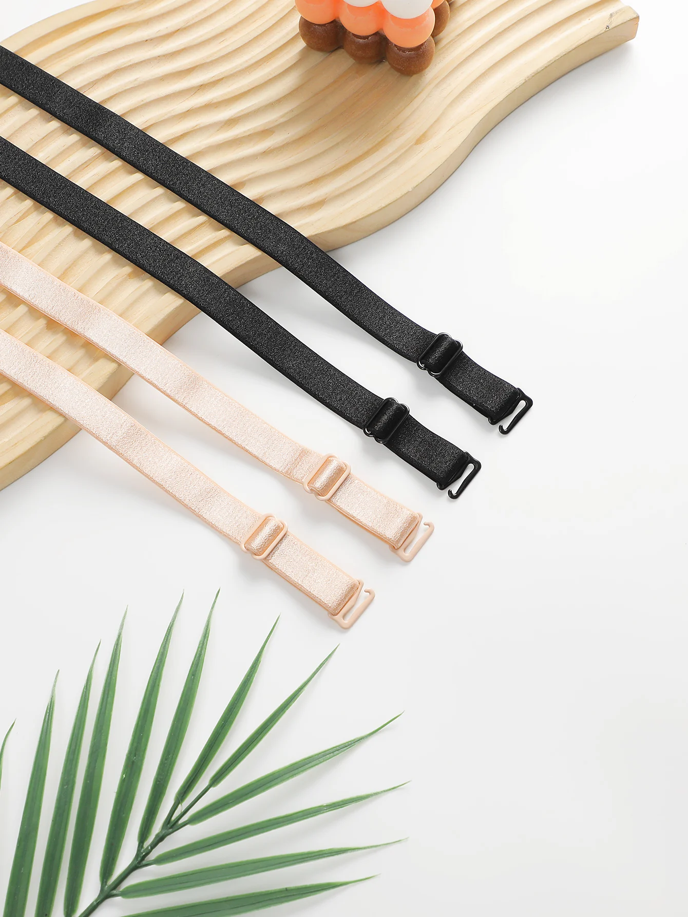 2Pair Slip Resistant Bra Straps Nylon Elastic Bands Rubber Stretch Belt Soft Underwear Spring Tape Ribbon DIY Sewing Accessories
