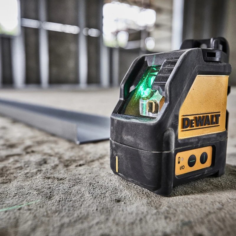 DEWALT DW088CG Laser Level Green Light Cross High Precision Horizontal Vertical Laser Level Dotting Instrument Measurement