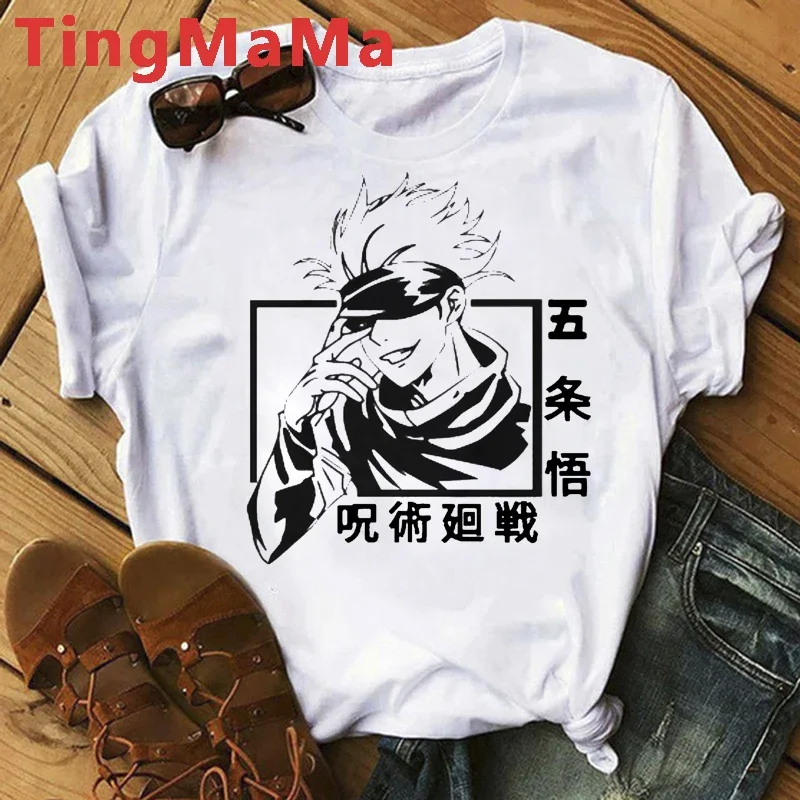 Japanese Anime Jujutsu Kaisen Men T Shirts Itadori Yuji Print Harajuku Tops Ryomen Sukuna Unisex Short Sleeves T-Shirt Male