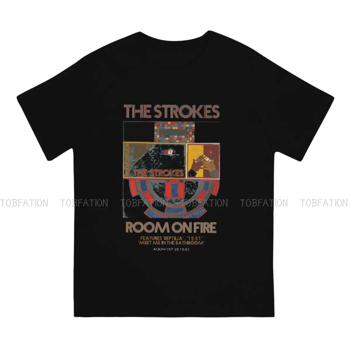 The Strokes A Word Original TShirts Room Personalize Homme T Shirt Funny Tops 6XL