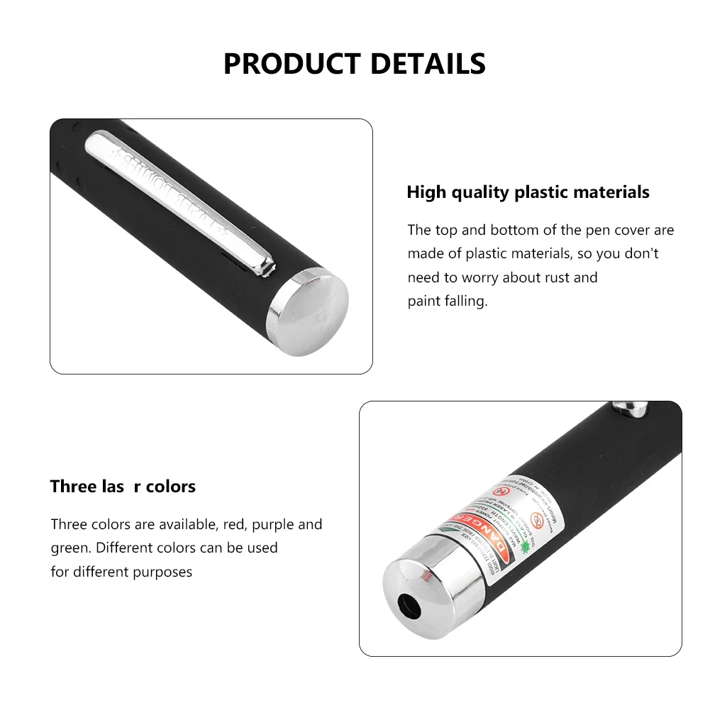 Green/Red/Purple Laser Pointer Visible Light Laser Pointer 3 Colors Powerful Laser Pointer Suitable For Lectures And Conferences