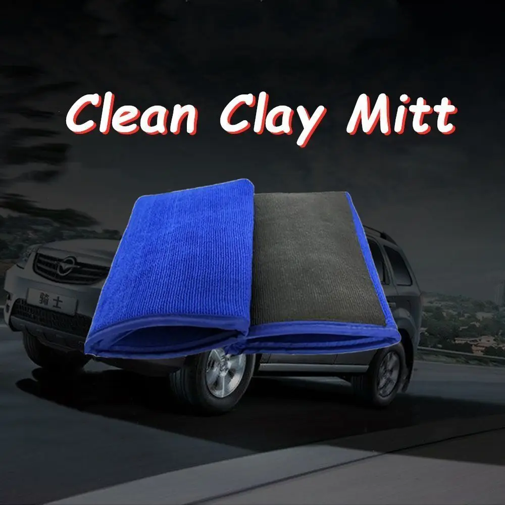 

Volcanic Mud Car Wash Magic Clay Bar Mitt New Magic Mud Cloth Blue Auto Care Cleaning Towel Microfiber Sponge Pad Car