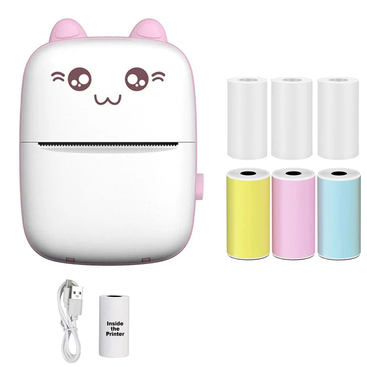 C9 ticker Mobile Thermal Portable Wireless Tsc Receipt Hand Parking Label mini Printer, Label Printing