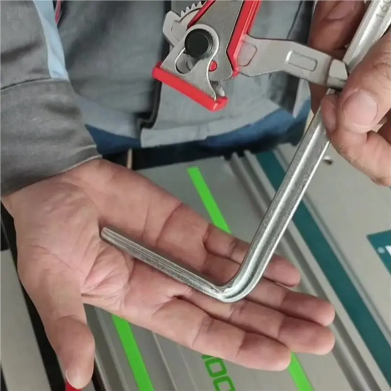 FAST-2X Quick Ratchet Track Clamps Woodworking Track Clamps For Sanding, Cutting Ratchet Track Clamp 300X60mm