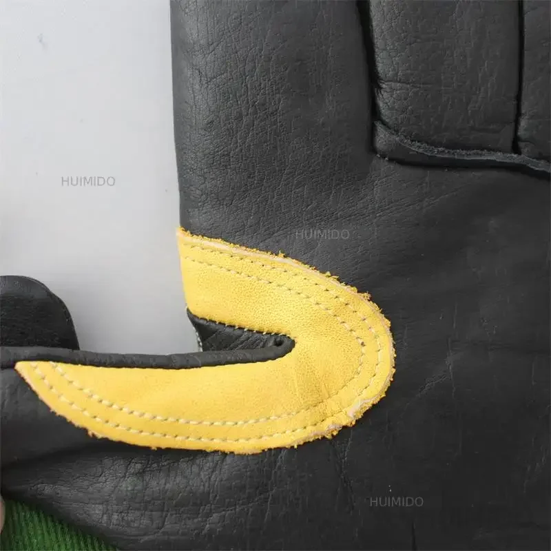CE Cowhide Aramid Firefighting Rescue Forest Firefighting Heat Insulation Fireman Anti-scald Flame Fetardant Resistant Glove