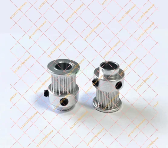 2Pcs GT2 Synchronous Timing Pulley, High Precision 3D Printer Y-Axis Belt Pulley Replacement Parts