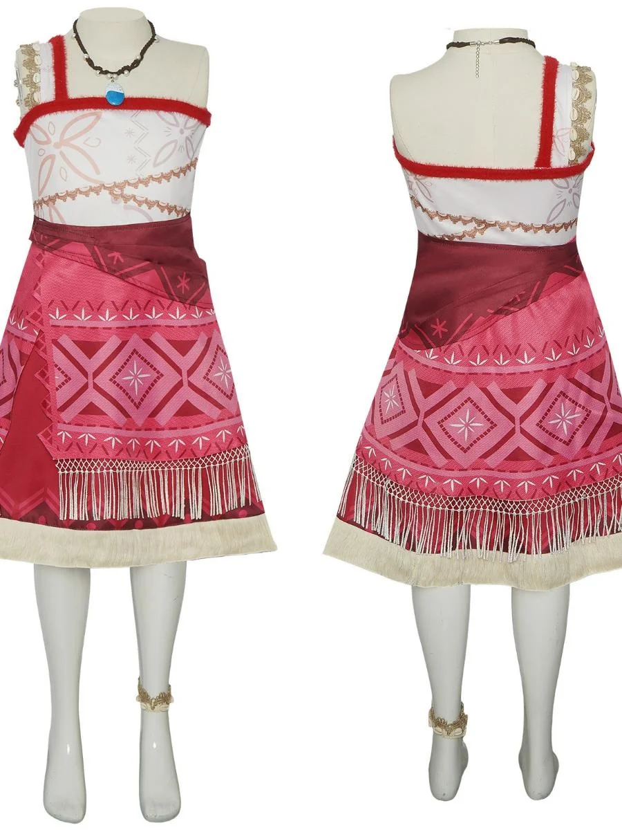 Ocean Mystery 2 Maui Moana loween Costume Stage Suit New Model Adult Children's Cosplay Traditional Chinese Ethnic Women's...