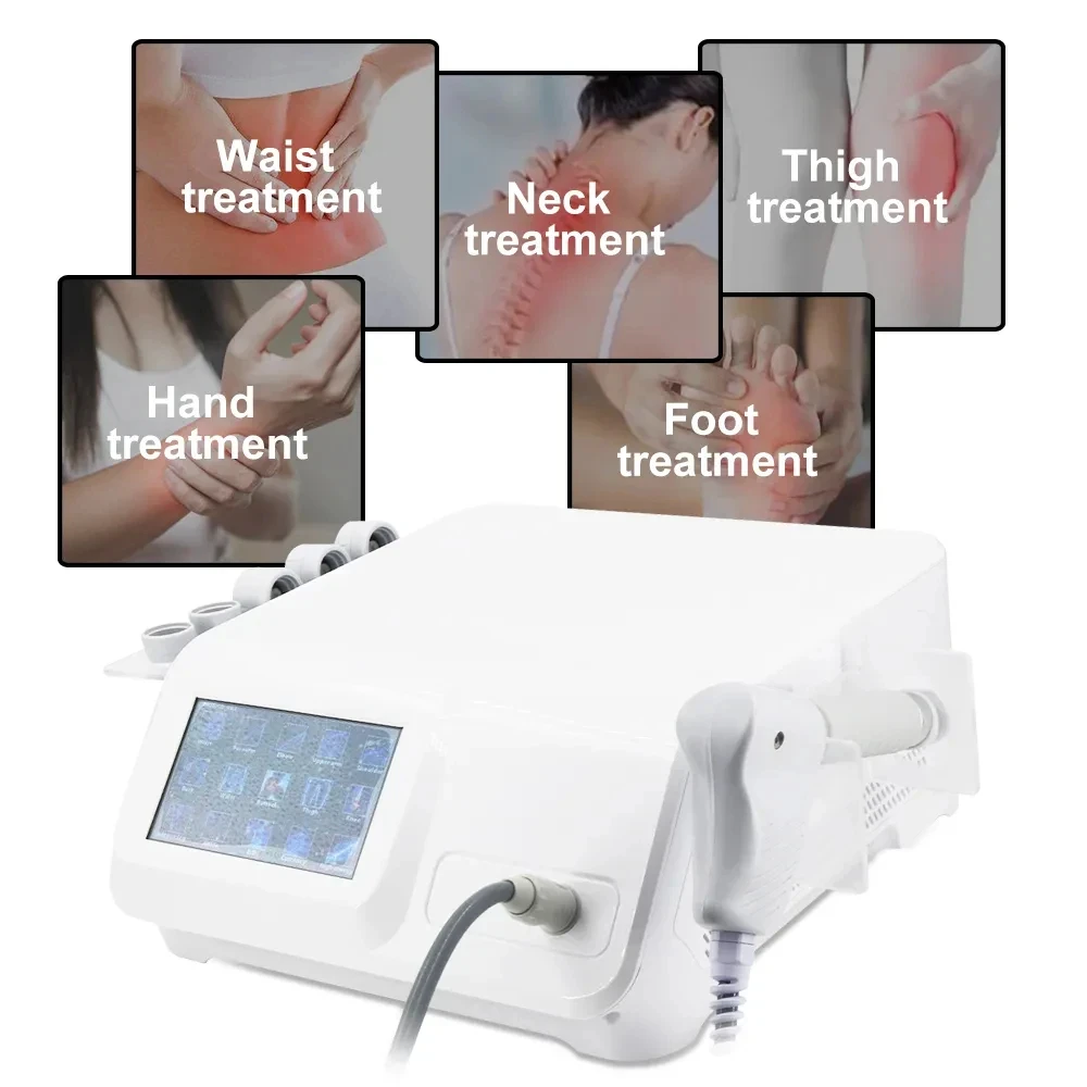 جهاز علاج بالموجات الصدمية لعلاج الموجات الصدمية ، تخفيف الألم ، موجة صدمة احترافية ، مدلك استرخاء الجسم ، تخفيضات كبيرة ، 12 بار