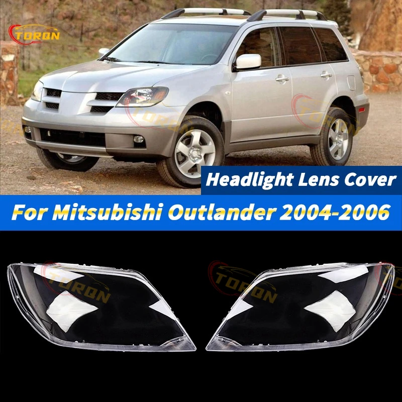 

Для Mitsubishi Outlander 2004 2005 2006, крышка объектива фар автомобиля, пылезащитный чехол для фар, автомобильные аксессуары, автозапчасти
