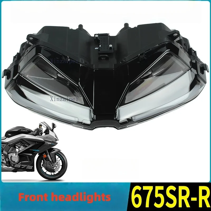 

Для мотоциклов CFMOTO 675SR 675SR-R, оригинальная фара в сборе, декоративная панель для фар 675 SR CF650-10, панель фар