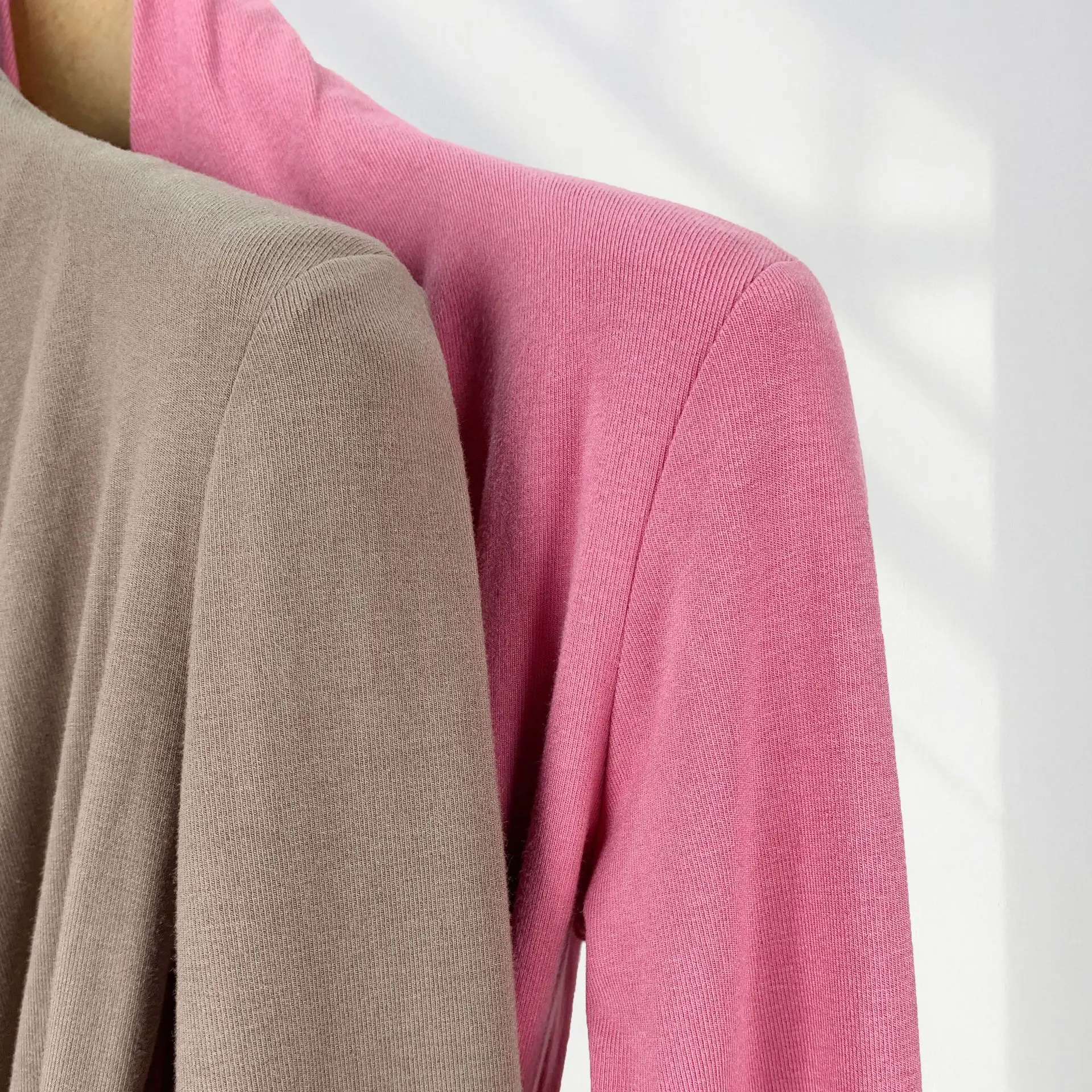 Combed Cotton Cross V Neck Long Sleeved Bottoming Shirt Long Sleeved Tops Women Spring Elegant Wind Slim Inner T Shirt