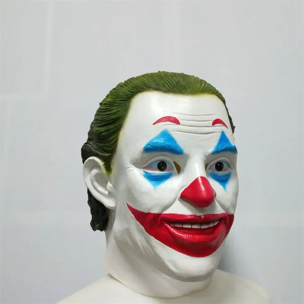 Red Nose Mouth Clown Mask Smiling Face Humorous Latex Mask Halloween Headwear Role-playing Cosplay Props
