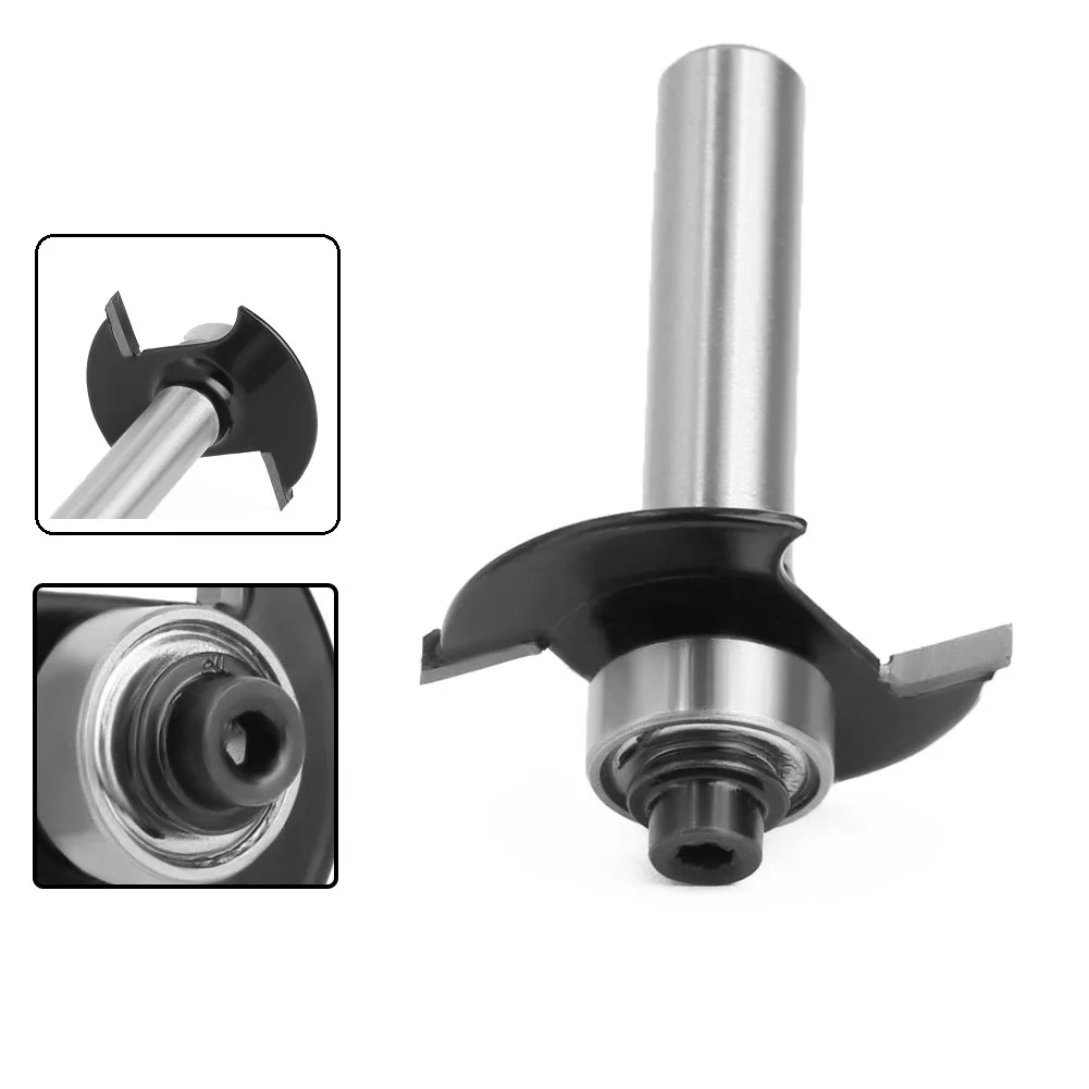 Power Tool Frees 8mm Schacht Biscuit Joint Voor Houtbewerking Groeven HSS 2 Fluiten Router Bit Slot Cutter