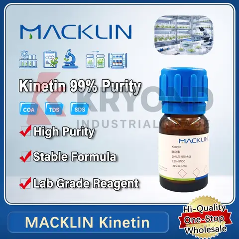 MACKLIN Kinetin CAS 525-79-1 Cytokinin for Plant Tissue Culture Plant Growth Regulator Laboratory Research Grade High Purity