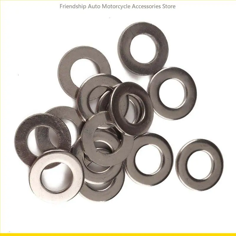 

SZCH Stainless Steel Large Size Oversize Big Wider Flat Washer Plain Gasket Durable Accessory (Size Included: M3 M4 M5 M6 M8