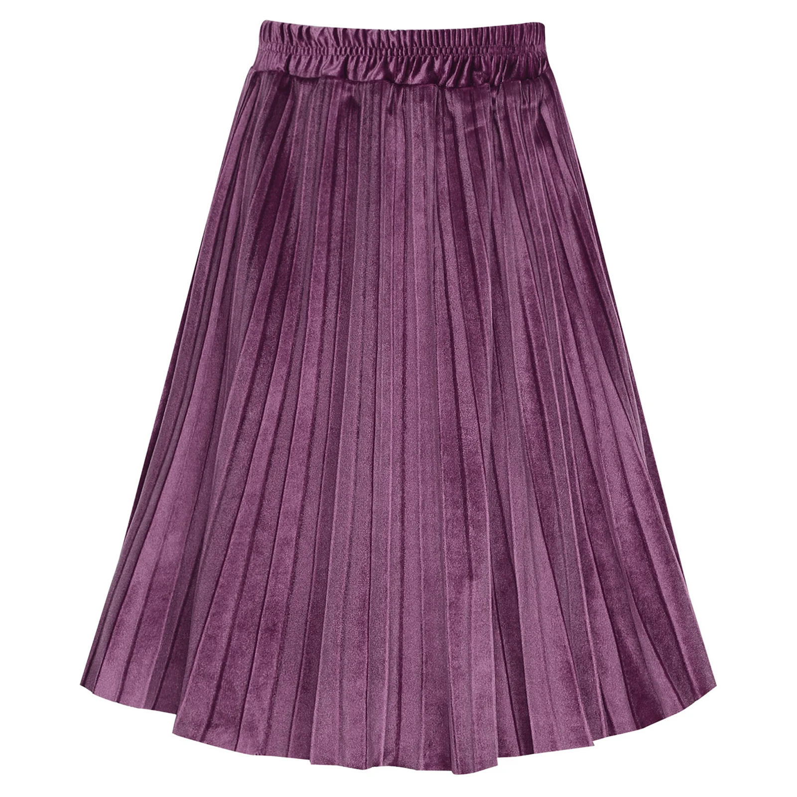 أزياء المهرجانات للهالوين وعيد الميلاد التأثيري للأميرة، تنورة أنيقة بطيات، تنورة مخملية مرنة على شكل حرف T، تنورة صلبة #3